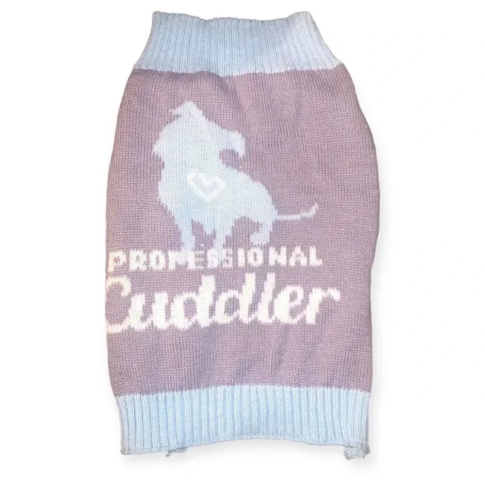Professional cuddler dog sweater